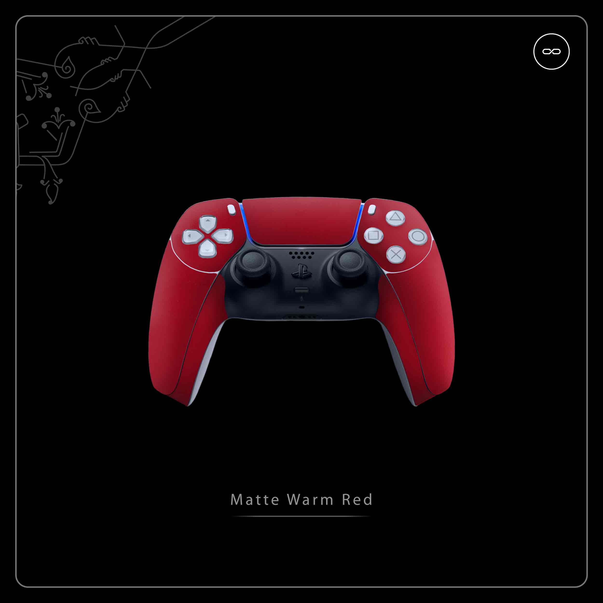 mahoot_controller_ps5_matte_warm_red_2