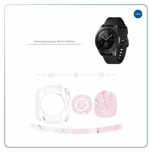 Samsung_Galaxy Watch 42mm_Blanco_Pink_Marble_2