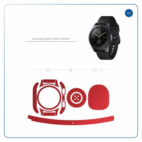 Samsung_Galaxy Watch 42mm_Red_Fiber_2