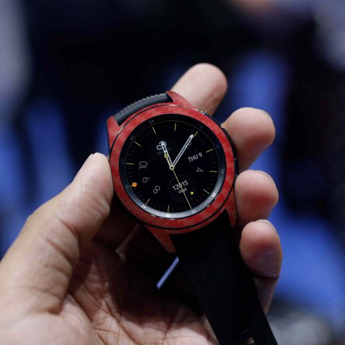 Samsung_Galaxy Watch 42mm_Red_Fiber_4