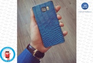 sumsung-Note5-Blue-crocodile-leather