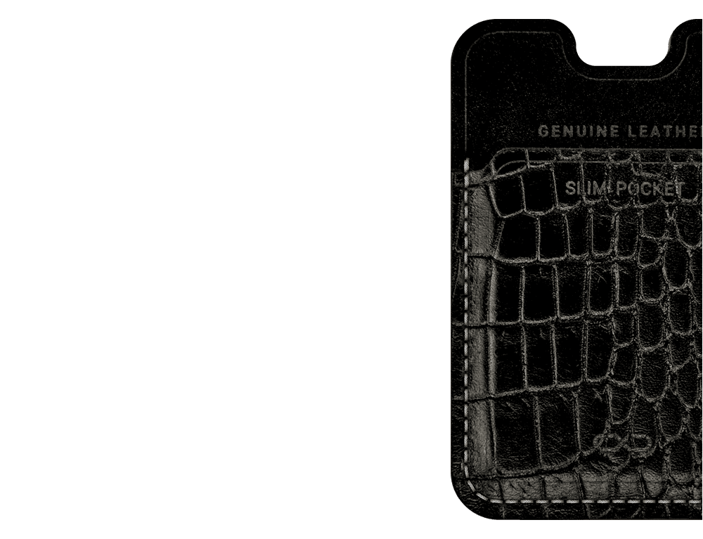 جزییات چرم و دوخت دست دوز اسلیم پاکت