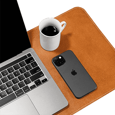 دسک‌پد چرم طبیعی ماهوت