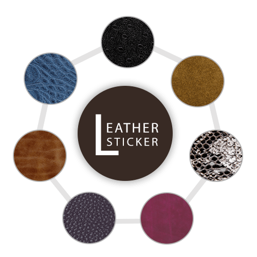 leather-sticker