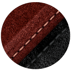 چرم قهوه‌ای <br> چرم مشکی