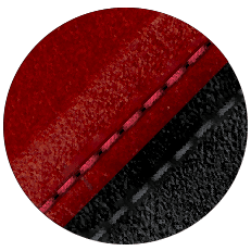 چرم قرمز <br> چرم مشکی