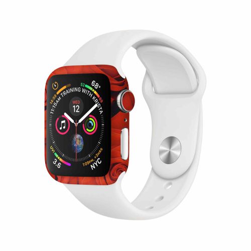 Apple_Watch 4 (40mm)_Red_Flower_1