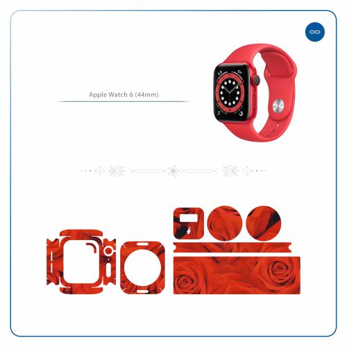 Apple_Watch 6 (44mm)_Red_Flower_2