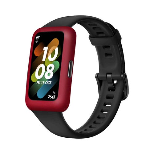 Huawei_Band 7_Matte_Warm_Red_1