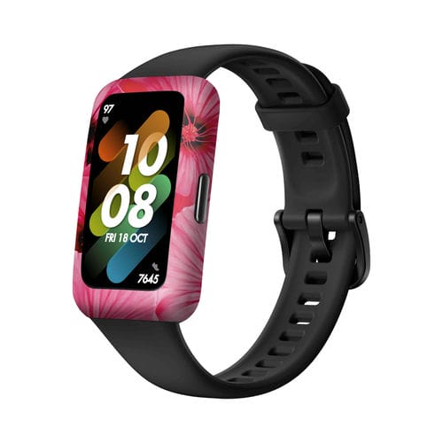 Huawei_Band 7_Pink_Flower_1