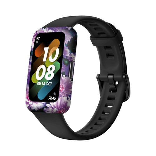 Huawei_Band 7_Purple_Flower_1