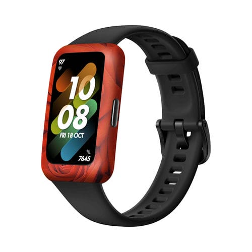 Huawei_Band 7_Red_Flower_1