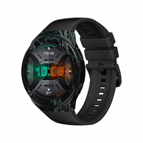 Huawei_Watch GT 2e_Graphite_Green_Marble_1