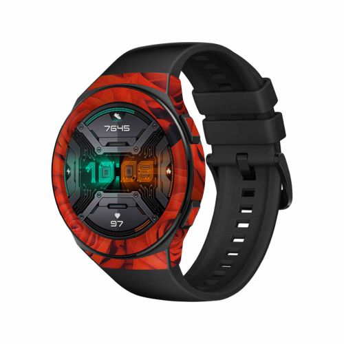 Huawei_Watch GT 2e_Red_Flower_1