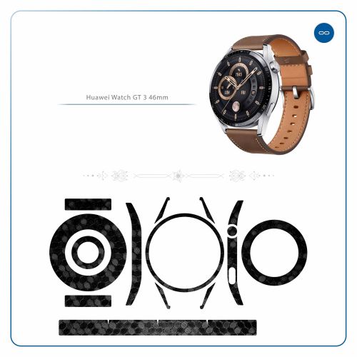 Huawei_Watch GT 3 46mm_Honey_Comb_Circle_2