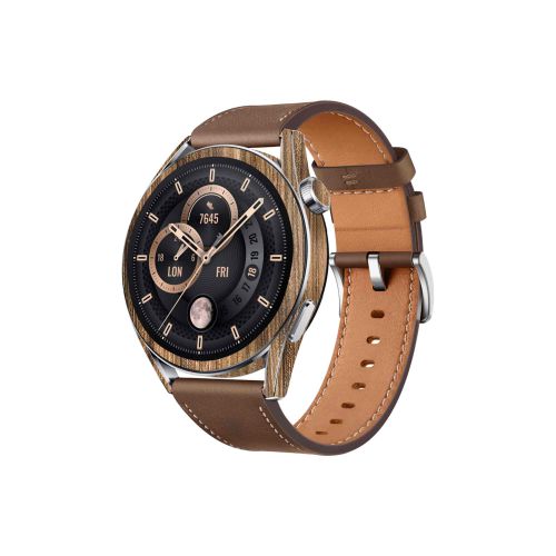 Huawei_Watch GT 3 46mm_Light_Walnut_Wood_1