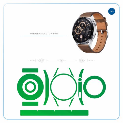Huawei_Watch GT 3 46mm_Matte_Green_2