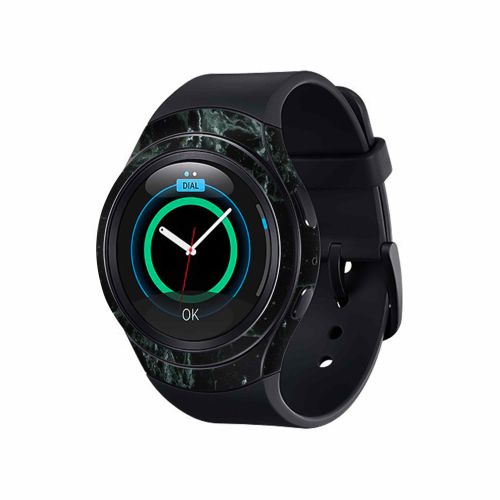 Samsung_Gear S2_Graphite_Green_Marble_1