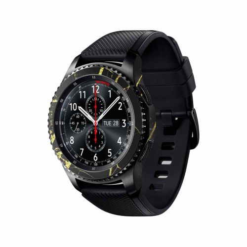Samsung_Gear S3 Frontier_Graphite_Gold_Marble_1
