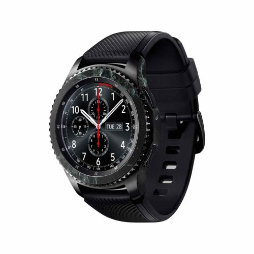 Samsung_Gear S3 Frontier_Graphite_Green_Marble_1