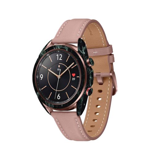 Samsung_Watch3 41mm_Graphite_Green_Marble_1