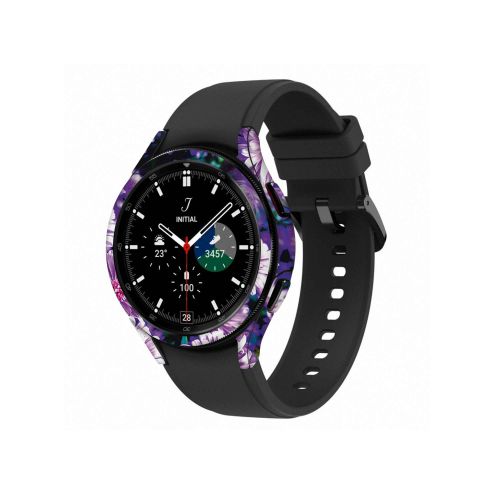 Samsung_Watch4 Classic 42mm_Purple_Flower_1