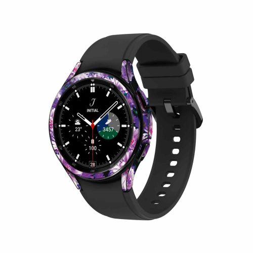 Samsung_Watch4 Classic 46mm_Purple_Flower_1