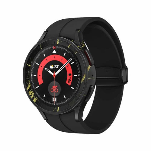 Samsung_Watch5 Pro 45mm_Graphite_Gold_Marble_1