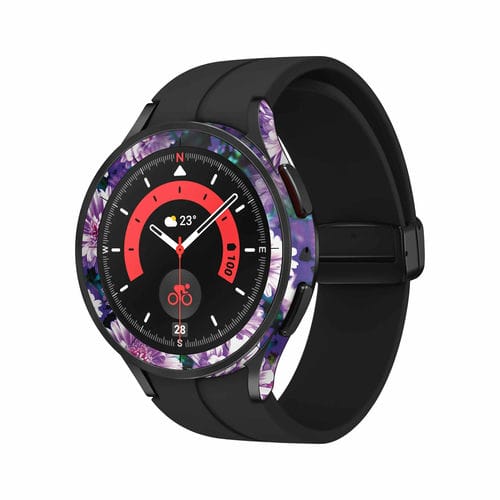 Samsung_Watch5 Pro 45mm_Purple_Flower_1