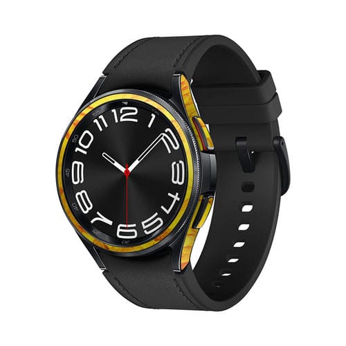 Samsung_Watch6 Classic 43mm_Yellow_Flower_1