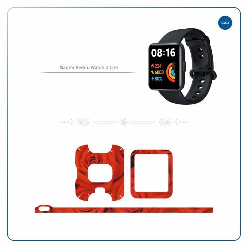 Xiaomi_Redmi Watch 2 Lite_Red_Flower_2