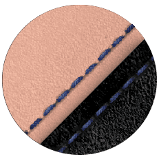 چرم رزگلد<br> چرم سرمه‌ای